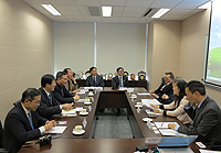 The delegation from Xidian University meets with CUHK representatives